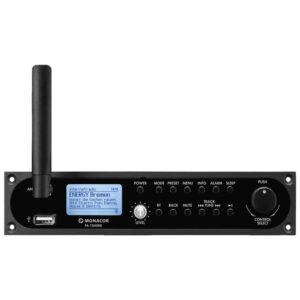 Modul tuner radio internet DAB+/FM RDS, interfață BT și USB pentru amplificatoare de mixaj PA cu slot de insertie, PA-1200IRD, Monacor 1 Modul tuner radio internet DAB+/FM RDS, interfață BT și USB pentru amplificatoare de mixaj PA cu slot de insertie, PA-1200IRD, Monacor
