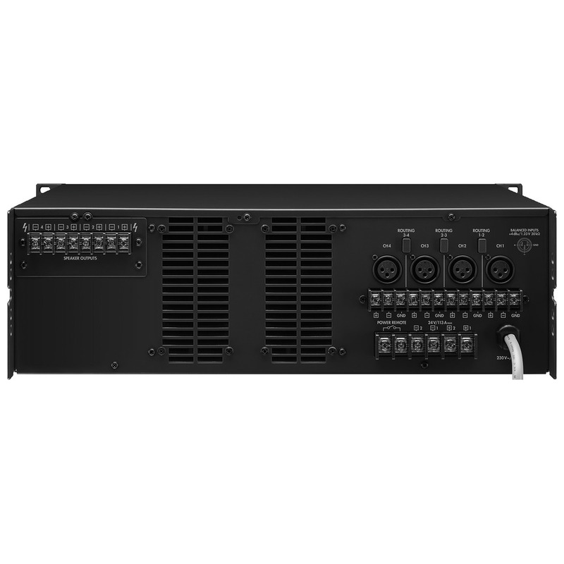 Amplificator pentru adresare publica, cu 4 canale, 31V/4Ω, 50V/10,4Ω, 70V/20Ω, 100V/42Ω, 4 x 240 W, 4960 W, PA-4240, Monacor 2 Amplificator pentru adresare publica, cu 4 canale, 31V/4Ω, 50V/10,4Ω, 70V/20Ω, 100V/42Ω, 4 x 240 W, 4960 W, PA-4240, Monacor - imagine 2
