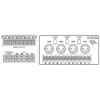 Amplificator pentru adresare publica, cu 4 canale, 31V/4Ω, 50V/10,4Ω, 70V/20Ω, 100V/42Ω, 4 x 240 W, 4960 W, PA-4240, Monacor 3