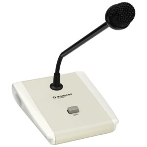 Microfon de birou PA (apăsare și vorbire), pentru conectare la PA-5240/5480, PA-5000PTT, Monacor 1 Microfon de birou PA (apăsare și vorbire), pentru conectare la PA-5240/5480, PA-5000PTT, Monacor