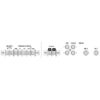 Amplificator zonal, cu mixer integrat, pentru adresare publica, cu 4 canale, 70/100 V, 4/8Ω, 1 x 35 W, PA-704, Monacor 2