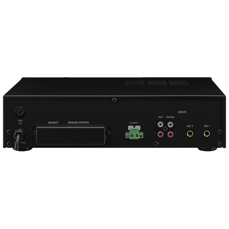 Amplificator zonal, cu mixer integrat, pentru adresare publica, cu 4 canale, 70/100 V, 4/8Ω, 1 x 35 W, PA-704, Monacor 3 Amplificator zonal, cu mixer integrat, pentru adresare publica, cu 4 canale, 70/100 V, 4/8Ω, 1 x 35 W, PA-704, Monacor - imagine 3