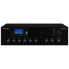 Amplificator clasa D, cu player MP3, USB/SD, FM, DAB+ si mixer integrat, pentru adresare publica, cu 1 zone, 70/100 V, 4/8/16Ω, 1 x 30 W, PA-803DAP, Monacor 1 Amplificator Monacor PA-803DAP 30W player si bluetooth Avi Systems