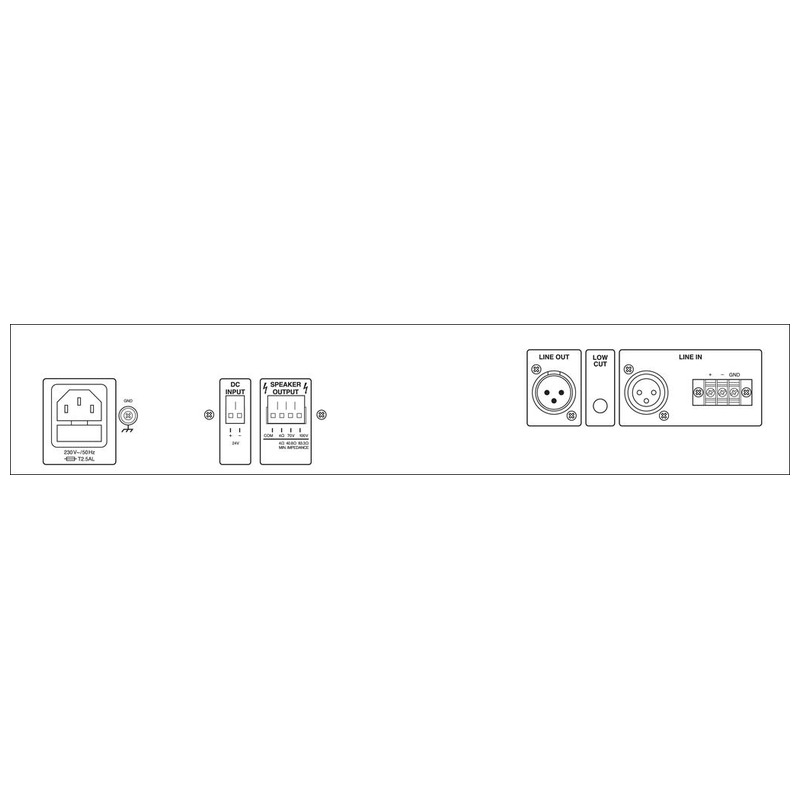 Amplificator zonal, pentru adresare publica, 70/100 V, 4Ω, 1 x 120 W, PA-900S, Monacor 2 Amplificator zonal, pentru adresare publica, 70/100 V, 4Ω, 1 x 120 W, PA-900S, Monacor - imagine 2