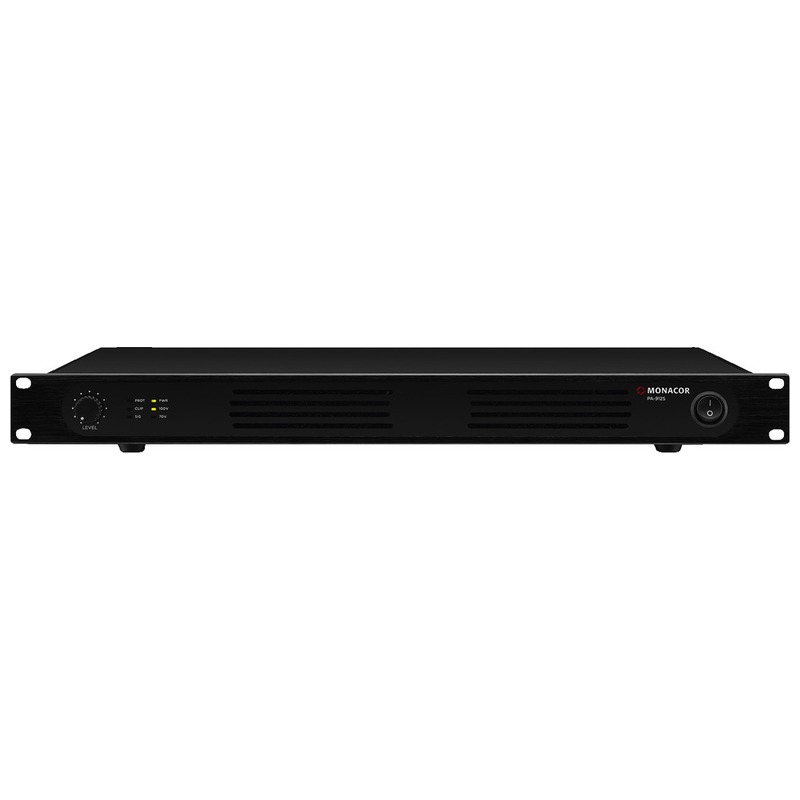 Amplificator zonal, pentru adresare publica, 70/100 V, 40/80Ω, 1 x 120 W, PA-912S, Monacor 1 Amplificator zonal, pentru adresare publica, 70/100 V, 40/80Ω, 1 x 120 W, PA-912S, Monacor