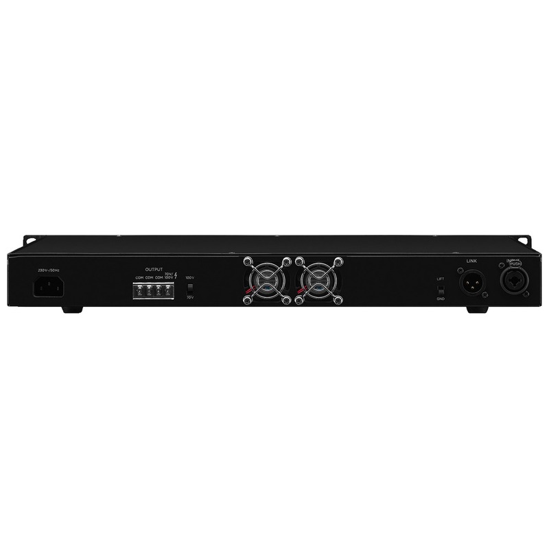 Amplificator zonal, pentru adresare publica, 70 V/20 Ω, 100 V/40 Ω, 1 x 240 W, PA-924S, Monacor 3 Amplificator zonal, pentru adresare publica, 70 V/20 Ω, 100 V/40 Ω, 1 x 240 W, PA-924S, Monacor - imagine 3