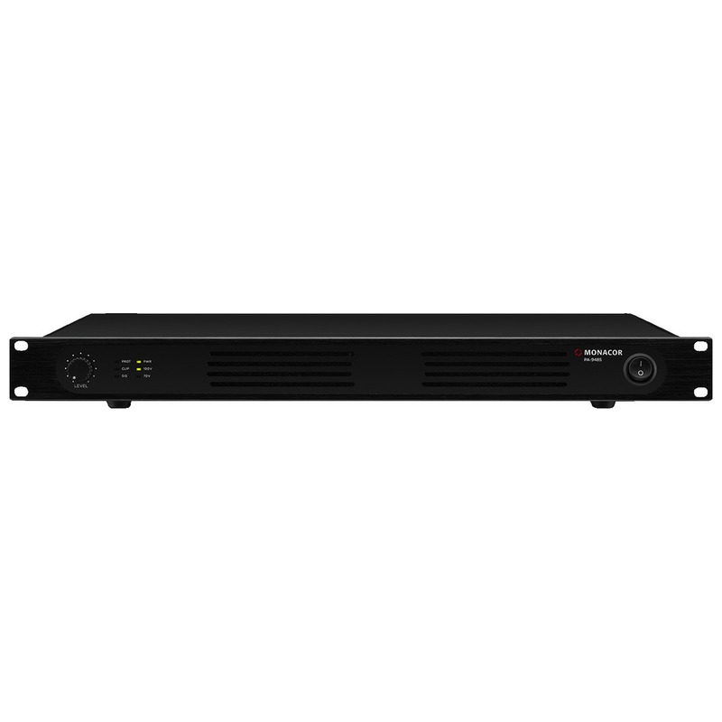 Amplificator zonal, pentru adresare publica, 70 V/10 Ω, 100 V/20 Ω, 1 x 480 W, PA-948S, Monacor 1 Amplificator zonal, pentru adresare publica, 70 V/10 Ω, 100 V/20 Ω, 1 x 480 W, PA-948S, Monacor