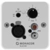 Modul de perete, pentru inserarea locală a semnalelor audio în amplificatorul de mixaj PA matriceal PA-M224 sau PA-M412, pentru o zona, PA-M1WP, Monacor 1