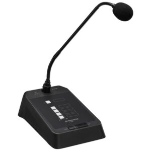 Microfon de paginare zonală PA, 4 zone, pentru amplificator de mixaj matricial PA-M224/M412, conexiune LAN, PA-M4RC, Monacor 1 Microfon de paginare zonală PA, 4 zone, pentru amplificator de mixaj matricial PA-M224/M412, conexiune LAN, PA-M4RC, Monacor