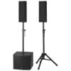 Difuzor profesional pentru adresare publica, 8 ohmi, cu 2 cai, 320 W, 2 x 6.5”, negru, PAB-306/SW, Monacor 4