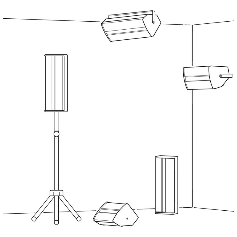 Difuzor profesional pentru adresare publica, 8 ohmi, cu 2 cai, 320 W, 2 x 6.5”, alb, PAB-306/WS, Monacor 4 Difuzor profesional pentru adresare publica, 8 ohmi, cu 2 cai, 320 W, 2 x 6.5”, alb, PAB-306/WS, Monacor - imagine 4