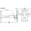 Suport de perete pentru sisteme de difuzoare PA, PAST-500/SW, Monacor 2