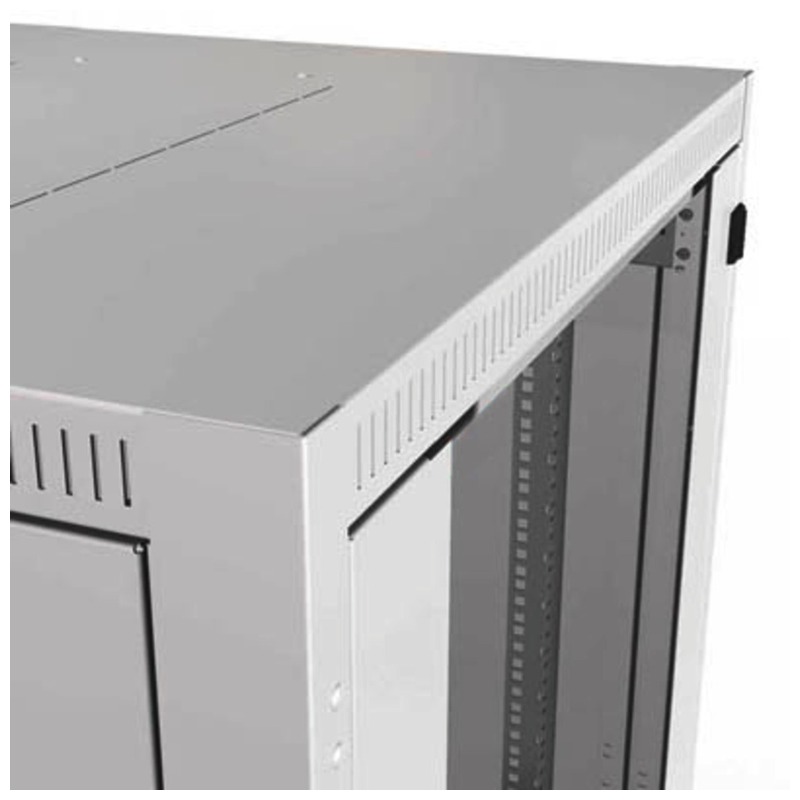 Rack pentru echipamente, 15 RU, pentru dispozitive de 482 mm (19″), usa de sticla securizata, RACK-15NV, Monacor 6 Rack pentru echipamente, 15 RU, pentru dispozitive de 482 mm (19"), usa de sticla securizata, RACK-15NV, Monacor - imagine 6