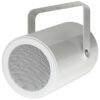 Proiector de sunet cu certificare EN 54-24 de perete pentru adresare publica A/B cu transformator 100V, full range, 2 x 6 W, 5″, alb, RL-1ENABDS, Monacor 1 proiector de sunet alb Monacor RL-1ENABDS certificare siguranta