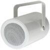 Proiector de sunet cu certificare EN 54-24 de perete pentru adresare publica cu transformator 100V, full range, 6 W, 5″, alb, RL-1EN, Monacor 1