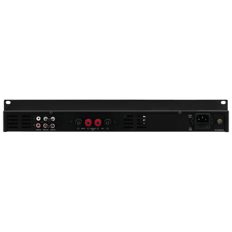 Amplificator de mixaj stereo, 130 W, cu player MP3 integrat, receptor Bluetooth, radio FM și port USB, 4Ω, 8Ω, 2 x 75 W / 2 x 45 W, SA-130DMP, Monacor 6 Amplificator de mixaj stereo, 130 W, cu player MP3 integrat, receptor Bluetooth, radio FM și port USB, 4Ω, 8Ω, 2 x 75 W / 2 x 45 W, SA-130DMP, Monacor - imagine 6