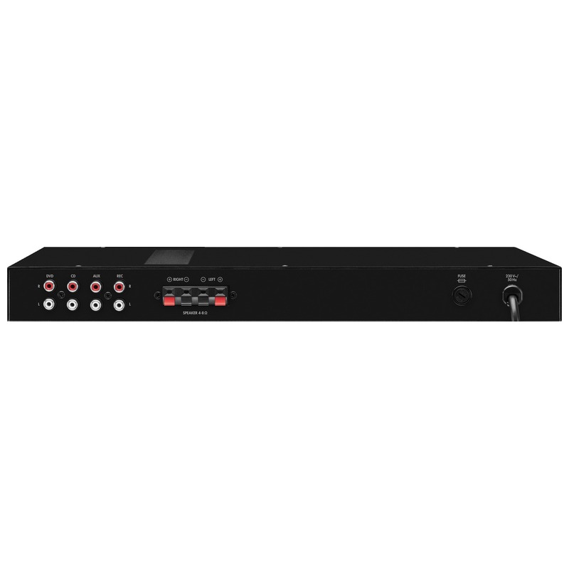 Amplificator de mixaj stereo universal 50 W, pentru adresare publica, cu 2 canale, 4Ω, 8Ω, 2 x 25 W / 2 x 20 W, SA-230/SW, Monacor 2 Amplificator de mixaj stereo universal 50 W, pentru adresare publica, cu 2 canale, 4Ω, 8Ω, 2 x 25 W / 2 x 20 W, SA-230/SW, Monacor - imagine 2