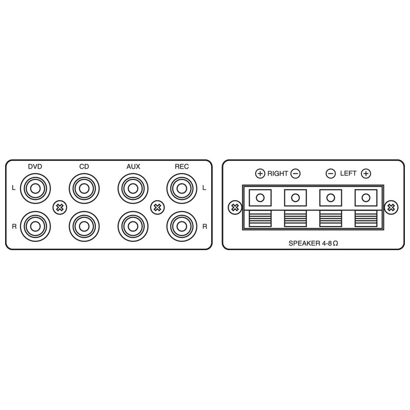 Amplificator de mixaj stereo universal 100 W, pentru adresare publica, cu 2 canale, 4Ω, 8Ω, 2 x 50 W / 2 x 30 W, SA-250/SW, Monacor 3 Amplificator de mixaj stereo universal 100 W, pentru adresare publica, cu 2 canale, 4Ω, 8Ω, 2 x 50 W / 2 x 30 W, SA-250/SW, Monacor - imagine 3