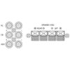 Amplificator stereo universal compact, 25 W, cu 2 canale, 4Ω, 8Ω, 2 x 12,5 W / 2 x 10 W, SA-50, Monacor 2