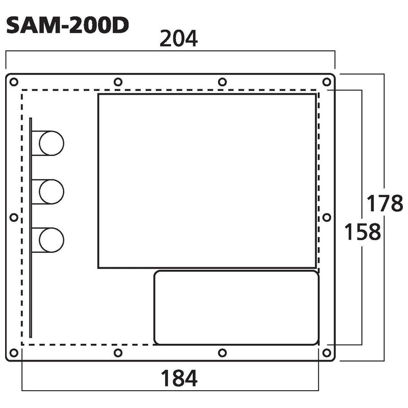 Modul subwoofer activ clasa D, 200 W la 4 Ω, SAM-200D, Monacor 3 Modul subwoofer activ clasa D, 200 W la 4 Ω, SAM-200D, Monacor - imagine 3