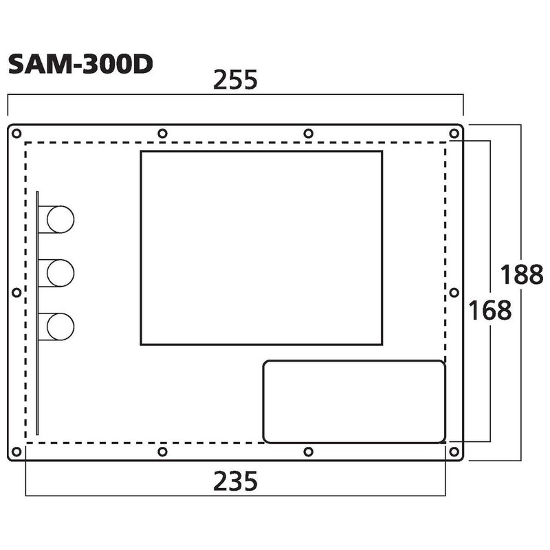 Modul subwoofer activ clasa D, 300 W la 4 Ω, SAM-300D, Monacor 3 Modul subwoofer activ clasa D, 300 W la 4 Ω, SAM-300D, Monacor - imagine 3