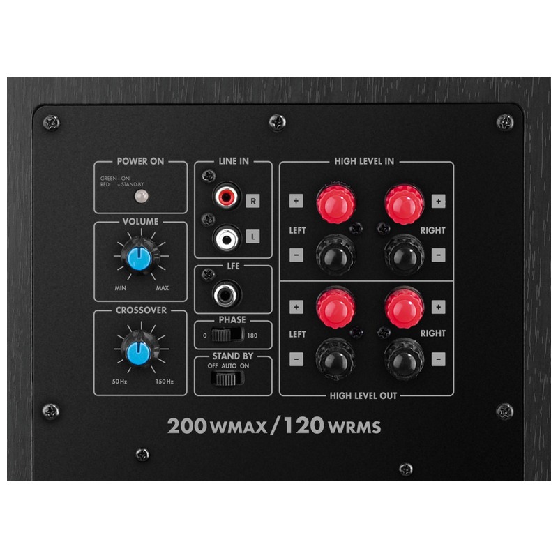 Sistem subwoofer activ, 120 W, 2 cai, 10”, SOUND-100SUB, Monacor 4 Sistem subwoofer activ, 120 W, 2 cai, 10'', SOUND-100SUB, Monacor - imagine 4