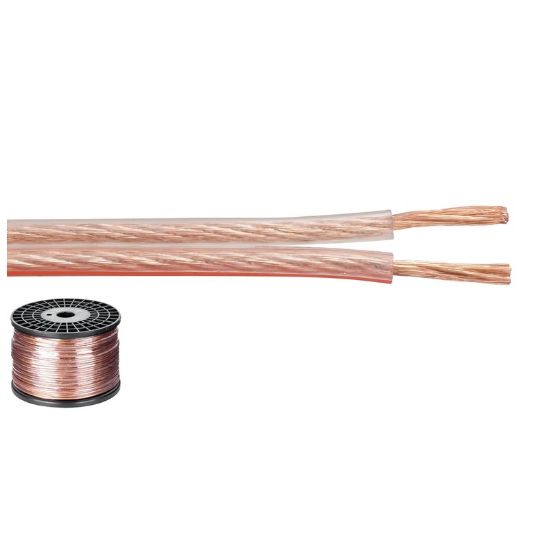 Cablu difuzor calitate standard, 2 x 1,5 mm2, 100 m, CCC, SPC-115CA, Monacor 1 Cablu difuzor calitate standard, 2 x 1,5 mm2, 100 m, CCC, SPC-115CA, Monacor