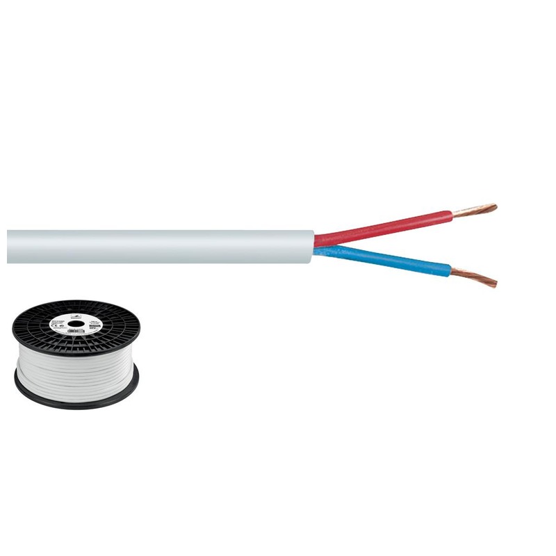 Cablu difuzor calitate premium, 2 x 1,5 mm2, 100 m, OFC, alb SPC-515/WS, Monacor 1 Cablu difuzor calitate premium, 2 x 1,5 mm2, 100 m, OFC, alb SPC-515/WS, Monacor