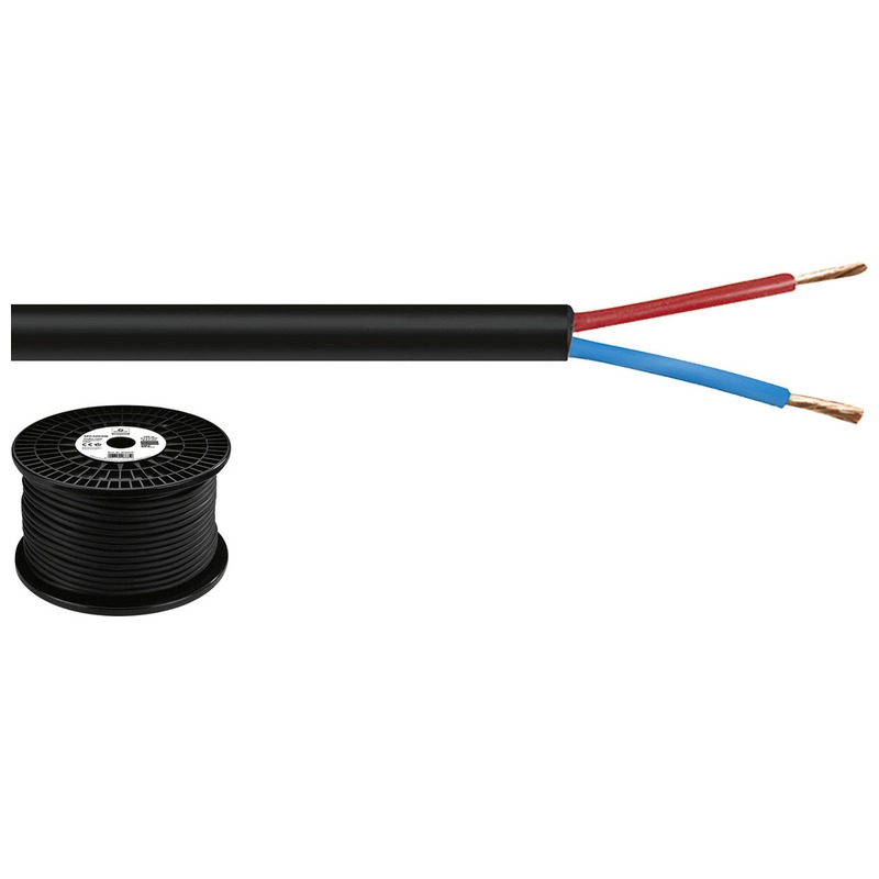 Cablu difuzor calitate premium, 2 x 2,5 mm2, 100 m, OFC, SPC-525/SW, Monacor 1 Cablu difuzor calitate premium, 2 x 2,5 mm2, 100 m, OFC, SPC-525/SW, Monacor