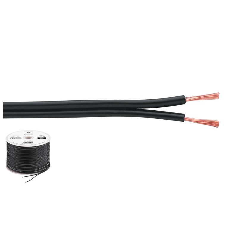 Cablu difuzor calitate standard, 2 x 0,75 mm2, 100 m, SPC-75/SW, Monacor 1 Cablu difuzor calitate standard, 2 x 0,75 mm2, 100 m, SPC-75/SW, Monacor
