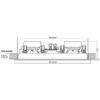 Difuzor Hi-Fi de perete/de plafon pentru adresare publica, impedanta 8Ω cu 2 cai, 50 W, alb, SPE-252/HQ, Monacor 4