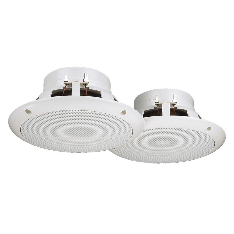 Difuzoare de plafon (pereche) pentru adresare publica, cu impedanta 8Ω, 30 W, alb, SPE-265/WS, Monacor 1 Difuzoare de plafon (pereche) pentru adresare publica, cu impedanta 8Ω, 30 W, alb, SPE-265/WS, Monacor