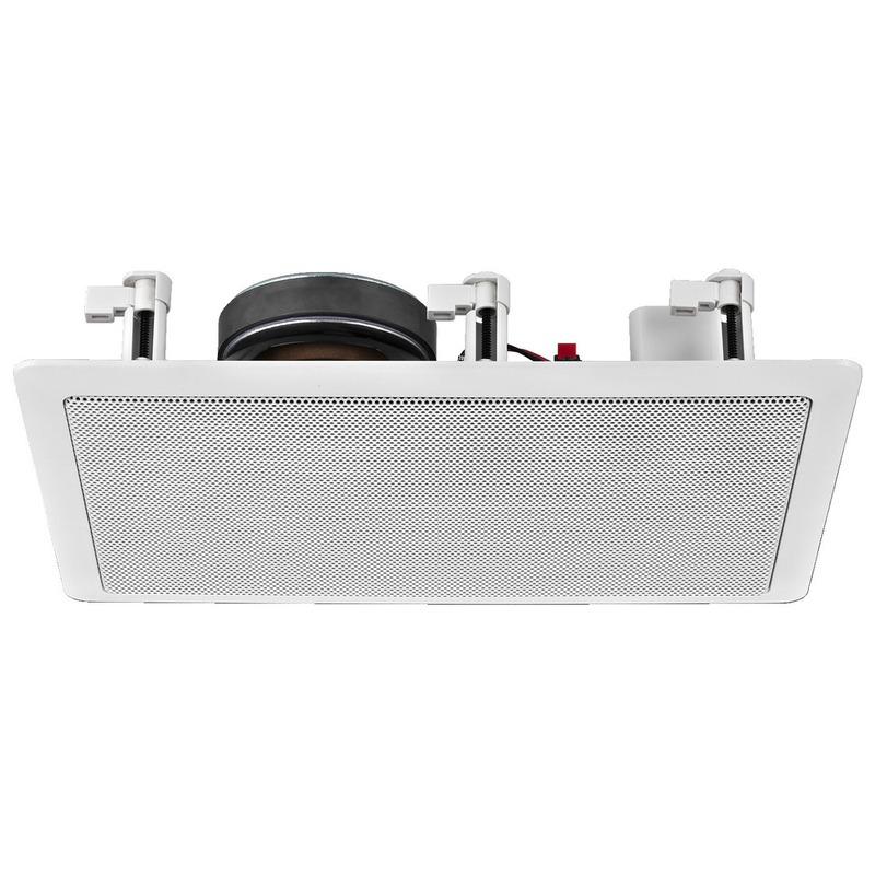 Difuzor de perete/de plafon, impedanta 8Ω cu 2 cai, 50 W, alb, SPE-32/WS, Monacor 1 Difuzor de perete/de plafon, impedanta 8Ω cu 2 cai, 50 W, alb, SPE-32/WS, Monacor