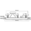 Difuzor de perete/de plafon, impedanta 8Ω cu 2 cai, 50 W, alb, SPE-32/WS, Monacor 3