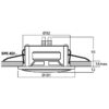 Difuzor de plafon pentru adresare publica, cu impedanta 4Ω, 6 W, alb, SPE-82/WS, Monacor 5