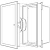 Difuzor Hi-Fi de perete/de plafon, impedanta 8Ω cu 2 cai, 30 W, alb, SPE-8U, Monacor 2
