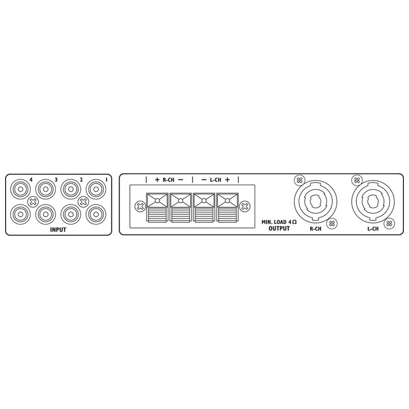 Amplificator stereo clasa D cu 2 canale, pentru adresare publica, 250 W, 4Ω / 2 x 125 W, 8Ω / 2 x 75 W, STA-200D, Monacor 2 Amplificator stereo clasa D cu 2 canale, pentru adresare publica, 250 W, 4Ω / 2 x 125 W, 8Ω / 2 x 75 W, STA-200D, Monacor - imagine 2