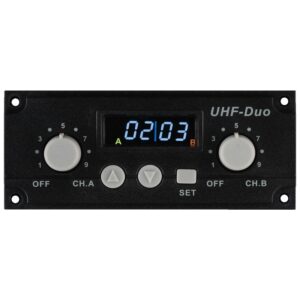 Modul receptor multifrecvență cu 2 canale, cu tehnologie UHF PLL, pentru amplificatoare cu slot de insertie, TXA-1822MR, Monacor 1 Modul receptor multifrecvență cu 2 canale, cu tehnologie UHF PLL, pentru amplificatoare cu slot de insertie, TXA-1822MR, Monacor
