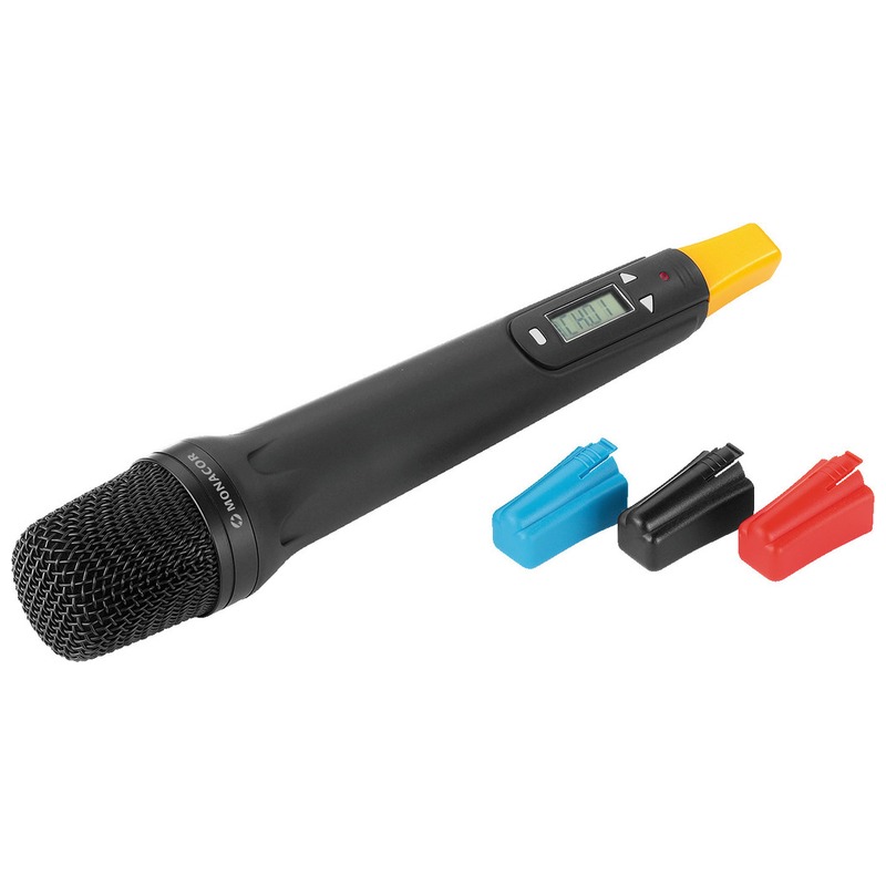 Microfon vocal dinamic, wireless, portabil cu emițător multifrecvență integrat, cu tehnologie UHF PLL, cardiod, TXA-800HT, Monacor 2 Microfon vocal dinamic, wireless, portabil cu emițător multifrecvență integrat, cu tehnologie UHF PLL, cardiod, TXA-800HT, Monacor - imagine 2