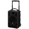 Sistem de amplificare portabil, 50 W, cu unitate receptor multifrecvență integrată cu 1 canal, tehnologie UHF PLL și receptor Bluetooth, TXA-820CD, Monacor 1 sistem audio portabil Monacor TXA-820CD cu CD player si tehnologie UHF
