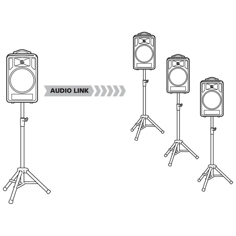 Sistem de amplificare portabil, 50 W, cu unitate receptor multifrecvență integrată pe 2 canale cu tehnologie UHF PLL și receptor Bluetooth, TXA-822CD, Monacor 2 Sistem de amplificare portabil, 50 W, cu unitate receptor multifrecvență integrată pe 2 canale cu tehnologie UHF PLL și receptor Bluetooth, TXA-822CD, Monacor - imagine 2