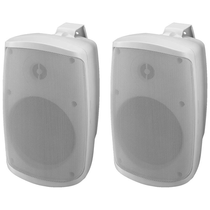 Difuzoare de perete (pereche) active/pasive pentru adresare publica, cu 2 cai, 2 x 50W, 5″, alb, WALL-05SET/WS, Monacor 1 difuzoare perete active 50W 5 inch Monacor AVISystems