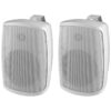 Difuzoare de perete (pereche) pentru adresare publica cu transformator 100V / impedanta 8Ω, cu 2 cai, 80W, 5″, negru, WALL-05T/WS, Monacor 1 difuzoare perete 100V 80W 5 inch Monacor
