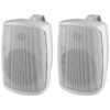 Difuzoare de perete (pereche) pentru adresare publica cu transformator 100V / impedanta 8Ω, cu 2 cai, 100W, 6″, alb, WALL-06T/WS, Monacor 1 difuzoare perete 100V 100W 6 inch Monacor
