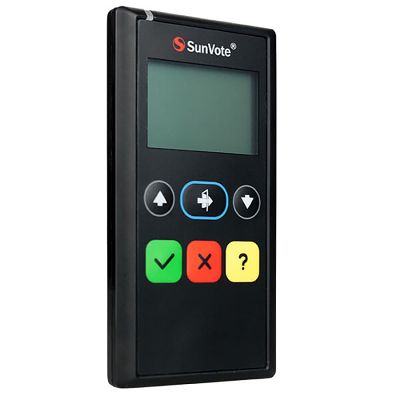 Sistem de vot electronic portabil pentru Consiliu Local cu 100 participanti, software, geanta de incarcare si transport, E11 Plus, SunVote 2 Sistem de vot electronic portabil pentru Consiliu Local cu 100 participanti, software, geanta de incarcare si transport, E11 Plus, SunVote - imagine 2