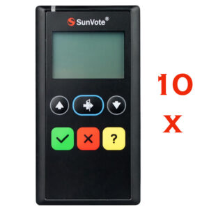 Sistem de vot electronic portabil SunVote 10 participanti pentru consiliu local