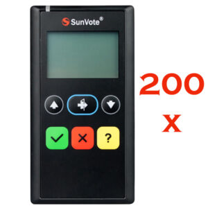 Sistem de vot electronic portabil SunVote E11 Plus cu geanta de transport si accesorii