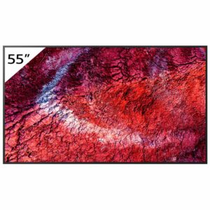 Ecran profesional 4K HDR Edge LED IPS Sony Bravia FW-55BZ40P, diagonala 55″, luminozitate 700 niți, Deep Black Non-Glare Premium, IP5X, 24/7, Android TV, Apple AirPlay & Chromecast