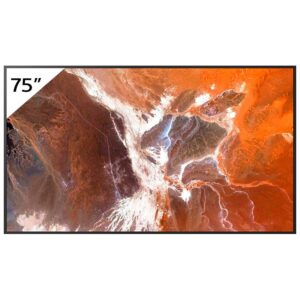 Ecran profesional 4K HDR Direct LED IPS Sony Bravia FW-75BZ30P, diagonala 75″, luminozitate 400 niți, Deep Black Non-Glare Standard, 24/7, Android TV, Apple AirPlay & Chromecast