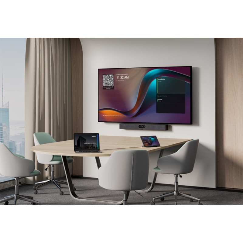 Camera pentru videoconferinta all-in-one cu urmarire inteligenta AI, rezolutie 4K, 3 camere, pentru Zoom Rooms si Teams Rooms, Android 13, Meetingbar A25, Yealink 6 Camera pentru videoconferinta all-in-one cu urmarire inteligenta AI, rezolutie 4K, 3 camere, pentru Zoom Rooms si Teams Rooms, Android 13, Meetingbar A25, Yealink - imagine 6